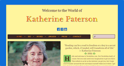 Desktop Screenshot of katherinepaterson.com