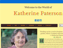 Tablet Screenshot of katherinepaterson.com